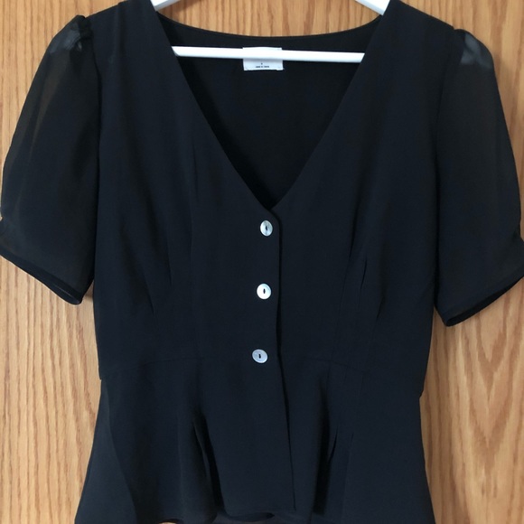 WILFRED BUTTON FRONT BLOUSE - Picture 2 of 3